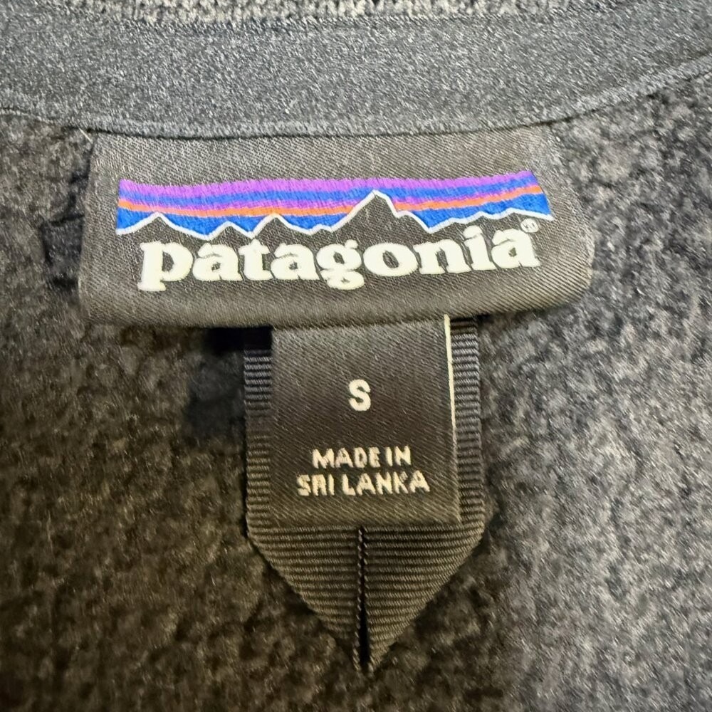 Patagonia Womens Better Sweater Coat Small Black Long Fleece Jacket EUC - Picture 6 of 11